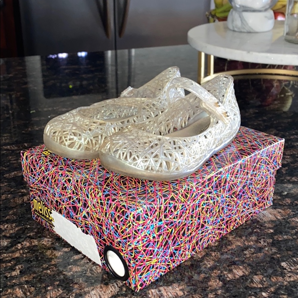 Mini Melissa Campana Zig Zag Mary Janes